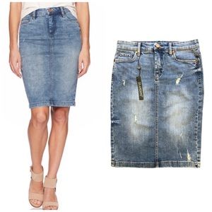 Blank NYC denim pencil skirt 25 new
